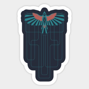 Flight of the Hawk Sticker